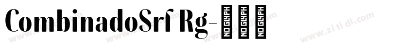 CombinadoSrf Rg字体转换